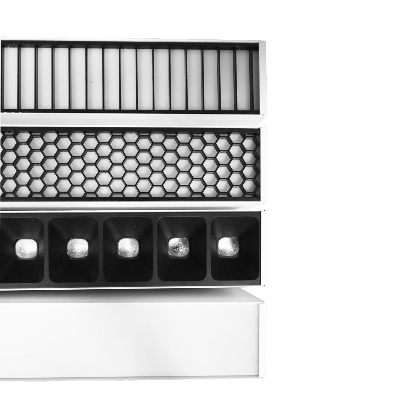Architectural Linear Pendant Louvers