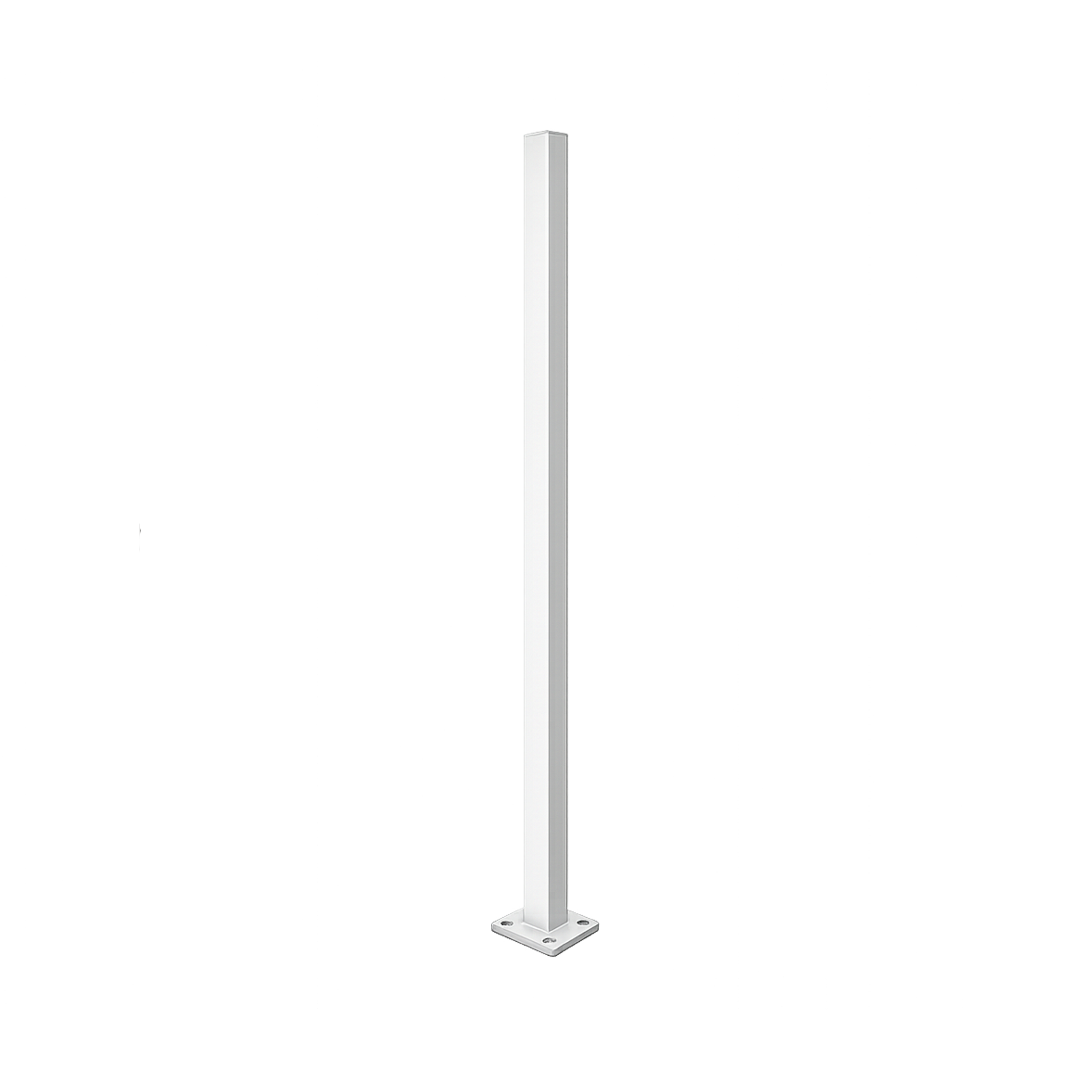 Square Straight Steel Pole