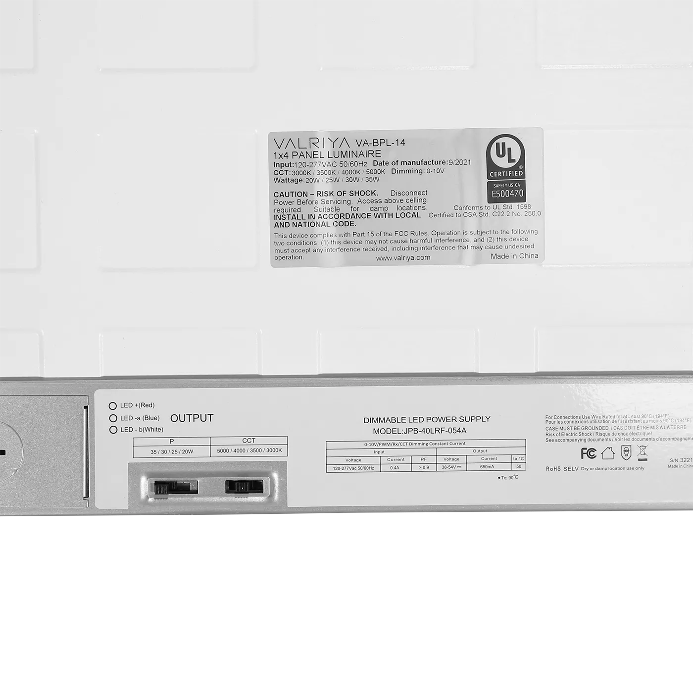 Adjustable panel light switches