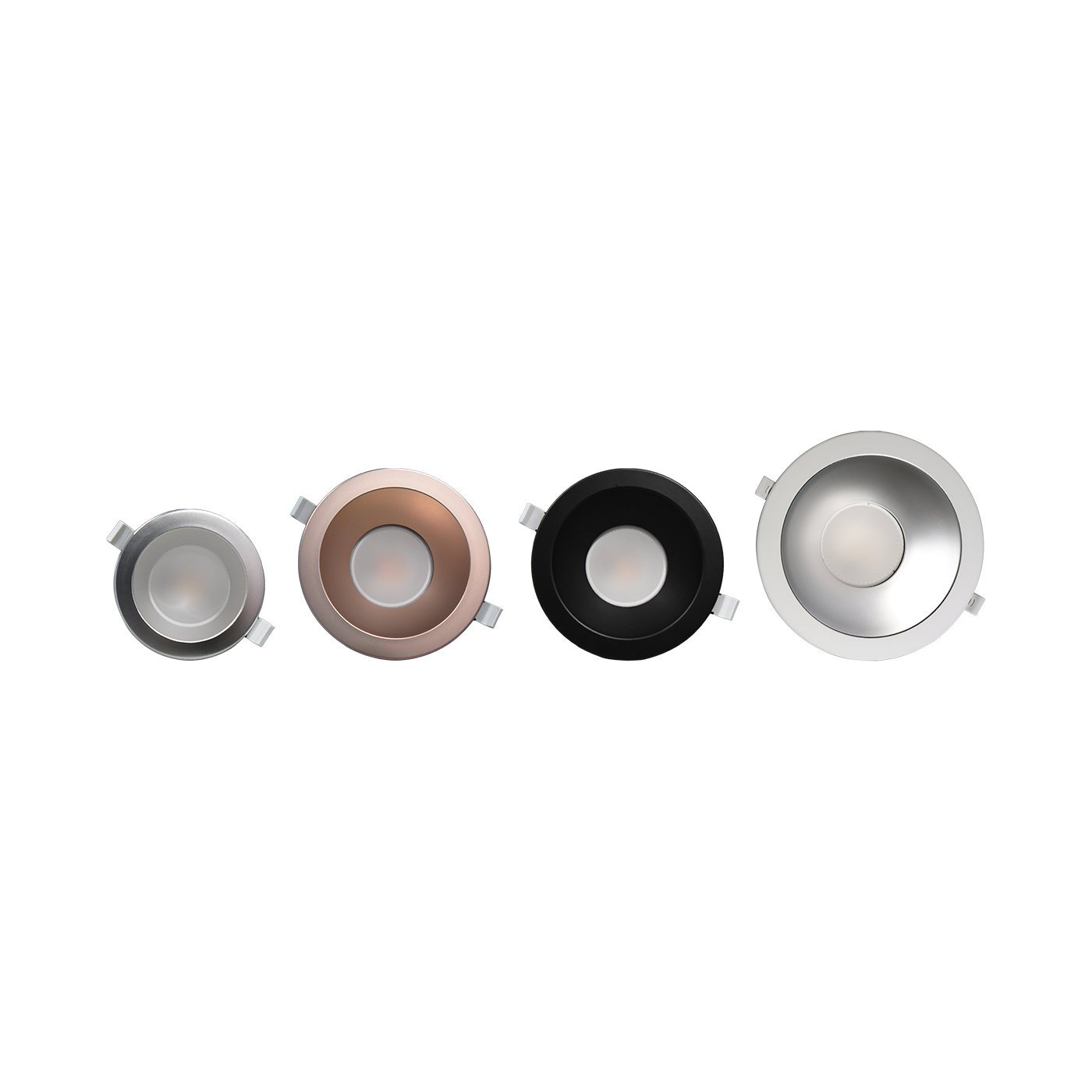 Commercial downlight trims