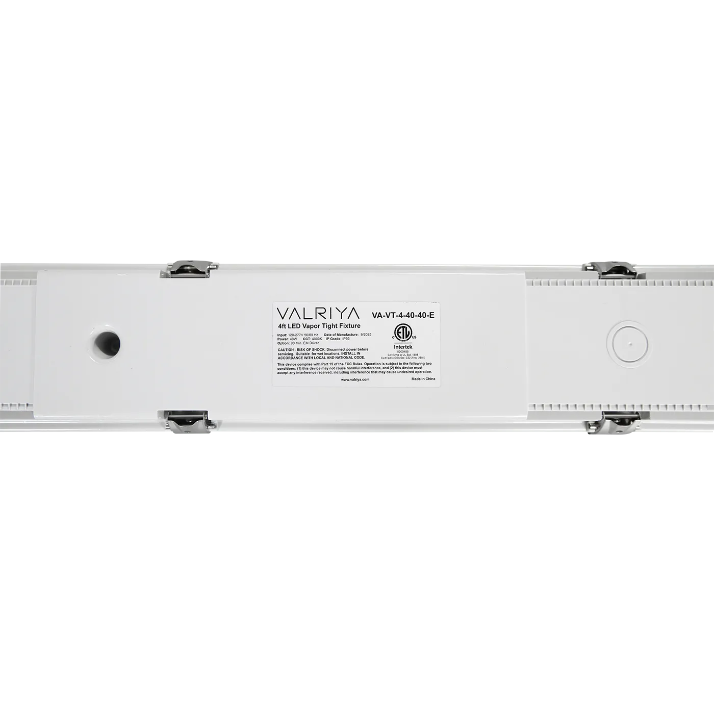 Vapor tight light label