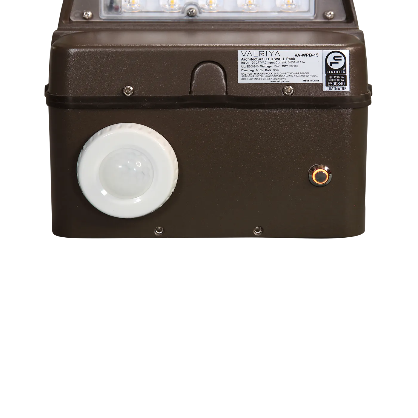 Wall Pack Light with a photocell